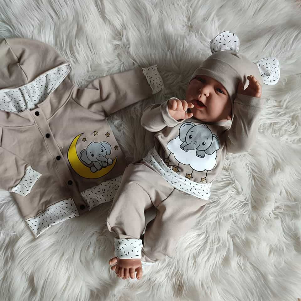Kompletek za dojenčke slonček
